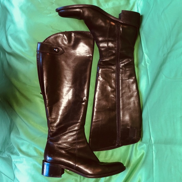 Butter Brand Brown Leather Boots Size 37.5 - Picture 5 of 13